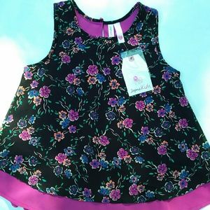 JapnaKids Sleeveless Girl's Blouse Floral Print